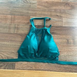 Tatiana active pole dance sports bra. Green. Small